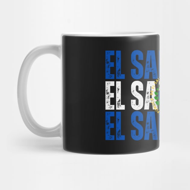 El Salvador flag, bandera salvadoreña by eka123